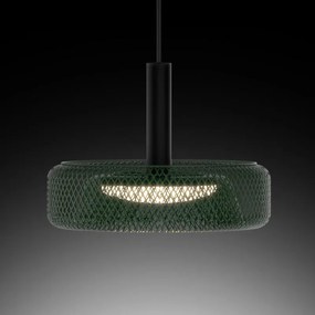 Lampadario LED design Milù nero Ø40cm, luce naturale 1500 lumen, NOVECENTO