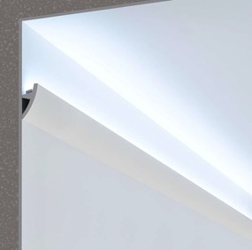 Cornice Pitturabile per Illuminazione Segnapasso o a Soffitto per Strisce LED - 2m Variante Lunghezza 2 Metri