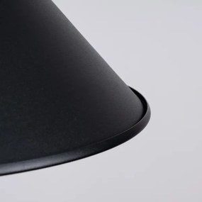 Sollux SL.1320 - Lampadario a sospensione con filo JAGA 1xE27/15W/230V diametro 30 cm nero