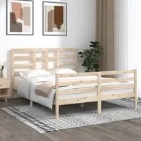 Giroletto in Legno Massello 150x200 cm 5FT King Size 3105865