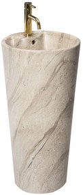 Lavabo monolitico Blanka Natural Matt