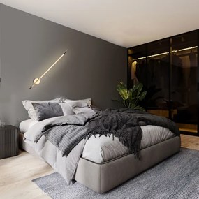 MAXLIGHT W0297 - Applique a LED da esterno RAGNO LED/8,4W/230V IP44 oro