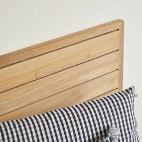 Tikamoon - Testata letto per bambini in legno di teak 95 Minimalys