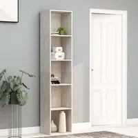 Libreria Grigio Cemento 40x30x189 cm in Truciolato 800958