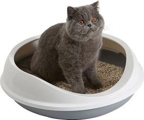 Lettiera bianca-grigia per gatti 49x55 cm Savic Figaro - Plaček Pet Products