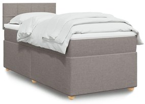 Giroletto A Molle Con Materasso Tortora 100x200 Cm İn Tessuto /
