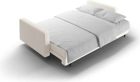 Divano color crema allungabile/con contenitore con rivestimento in bouclé 222 cm Bali – Cosmopolitan Design