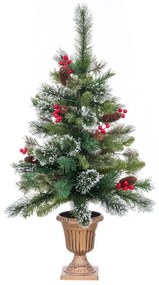 Albero di Natale Verde Multicolore 80 x 45 x 18 cm (4 Unità)