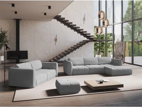 Divano grigio chiaro 210 cm Hoku – Makamii