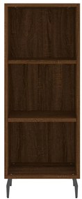 Credenza Rovere Marrone 34,5x34x180 cm in Legno Multistrato