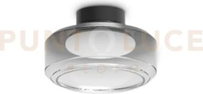 Topico lampadario da soffitto in vetro e metallo led 3000k 12w  125...