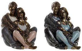 Statua Decorativa DKD Home Decor Resina (12 x 10.5 x 12 cm) (2 pezzi)