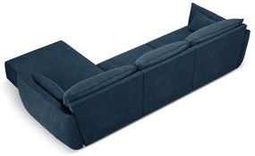 Divano angolare blu scuro (angolo destro) Vanda - Mazzini Sofas