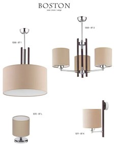 JUPITER 1271-BTK - Applique BOSTON 1xE27/60W