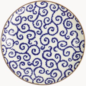 Set di 6 piatti piani rotondi in porcellana Ten Karakusa