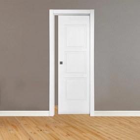 Porta scorrevole Amaltea bianco L 60 x H 210 cm reversibile