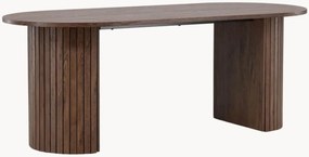 Tavolo ovale effetto legno Härön, 200 x 90 cm