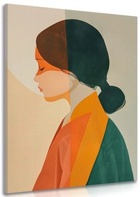 Quadro su tela – Japandi bellezza femminile