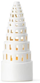 Portacandele natalizio in ceramica bianca Lighthouse, ø 9 cm Urbania Lighthouse High Tower - Kähler Design