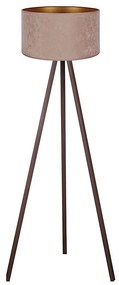 Brilagi - Lampada con piedistallo VELVET 1xE27/60W/230V marrone/beige