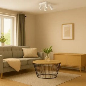 Rabalux 73088 - Faretto YORLI 4xGU10/7W/230V bianco