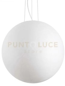 Carta lampadario sospeso d.60cm effetto carta 1 luce attacco e27