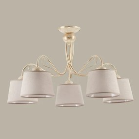 Jupiter 1358 - KM 5 PE - Plafoniera KAMELIA 5xE27/60W/230V