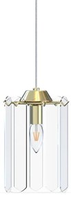 Zuma Line MD3523-1-EGN - Lampadario a sospensione con filo NIRA 1xE14/40W/230V oro