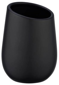 WENKO 23651800 - Portaspazzolini BADI 8x11 cm nero
