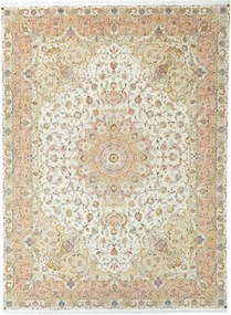 Tabriz Tappeto persiano 410 x 300 Beige (Iran) Annodato A Mano