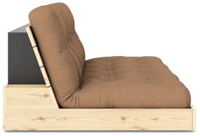 Divano letto marrone 196 cm Base - Karup Design