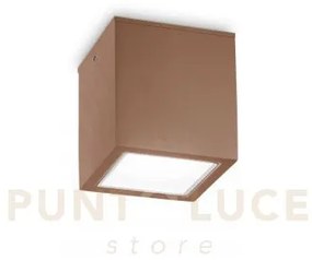 Techo square faretto da soffitto per esterno ip54 1 luce gu10 9cm c...
