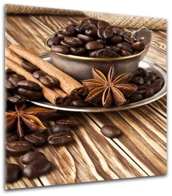 Immagine su tela, 30 x 30 cm Glasspik Caffè - Styler