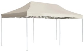 Gazebo Professionale Pieghevole İn Alluminio 6x3 M Crema /