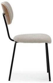 Set di sedie da pranzo beige 4 pz Dash - Marckeric