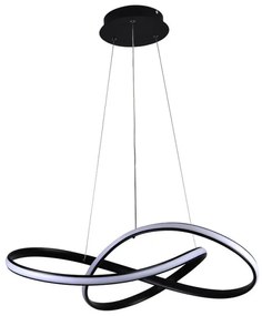 Brilagi - Lampadario a sospensione con filo LED dimmerabile COSMOWAVE LED/70W/230V nero + +TC