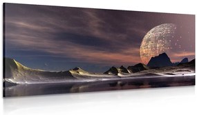 Quadro su tela – Pianeta futuristico