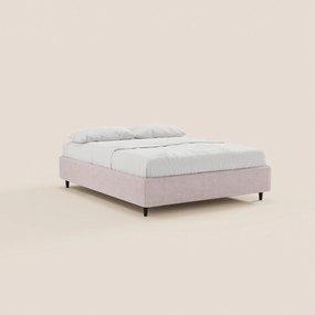 ERON letto sommier imbottito con vano contenitore in tessuto impermeabile certificato Oeko-Tex