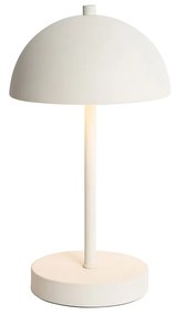 Set di 2 lampade da tavolo da esterno fungo bianco ricaricabili - Keira