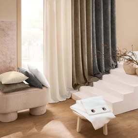 Cuscino decorativo in ciniglia 45x45 cm Leo – douceur d'intérieur