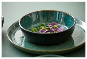 Piatto verde/nero in gres ø 27 cm Gastro Green/Black – Bitz