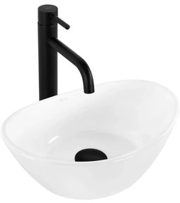 REA-U6803 - Lavabo da appoggio KATE 24,5x36,5 cm ceramica/bianco lucido
