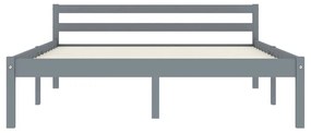 Giroletto grigio in legno massello di pino 140x200 cm