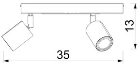Luce Spot per bambini FUN 3xGU10/8W/230V rosa/gatta