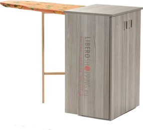 Mobile da stiro asse scomparsa legno Larice Grigio - JOLLY 2 ante