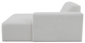 Modulo divano in bouclé bianco (angolo destro) Roxy - Scandic