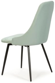 Sedie da pranzo color menta in set di 2 pezzi Elma - Marckeric