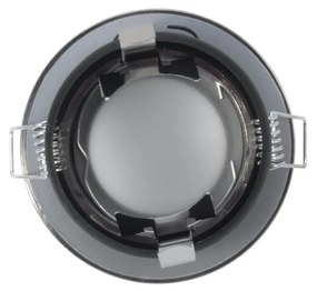 Portafaretto IP65 Tondo da Incasso per GU10 Foro Ø70mm Acciaio Inox