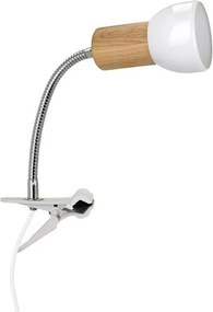 Spot-Light 2224174WF - Lampada con clip SVENDA 1xE27/60W/230V