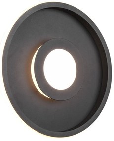 Metallo nero opaco Apparecchio da soffitto a LED ø 30 cm Ascari - Trio